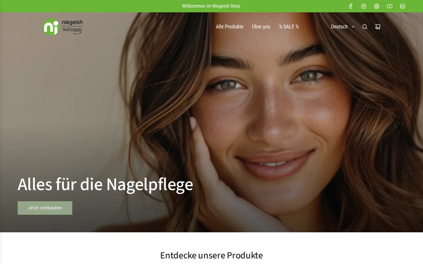 Startseite von Niegeloh Solingen